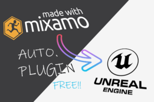 promo image for mixamo to unreal engine 3ds max script